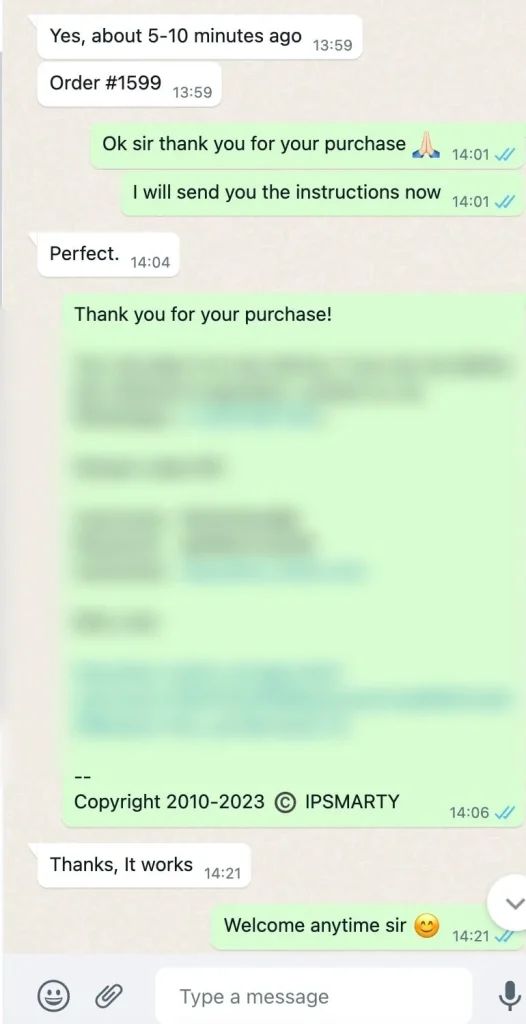 Another client with recursive purchasing